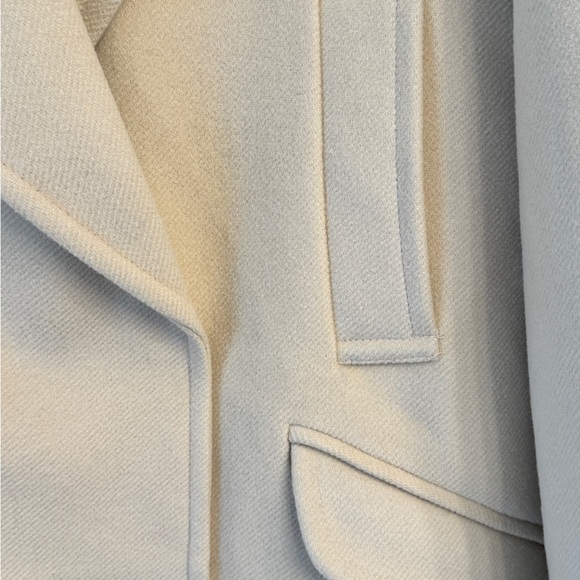 New With Tags ZARA Oversized Cream Coat - Picture 5 of 14